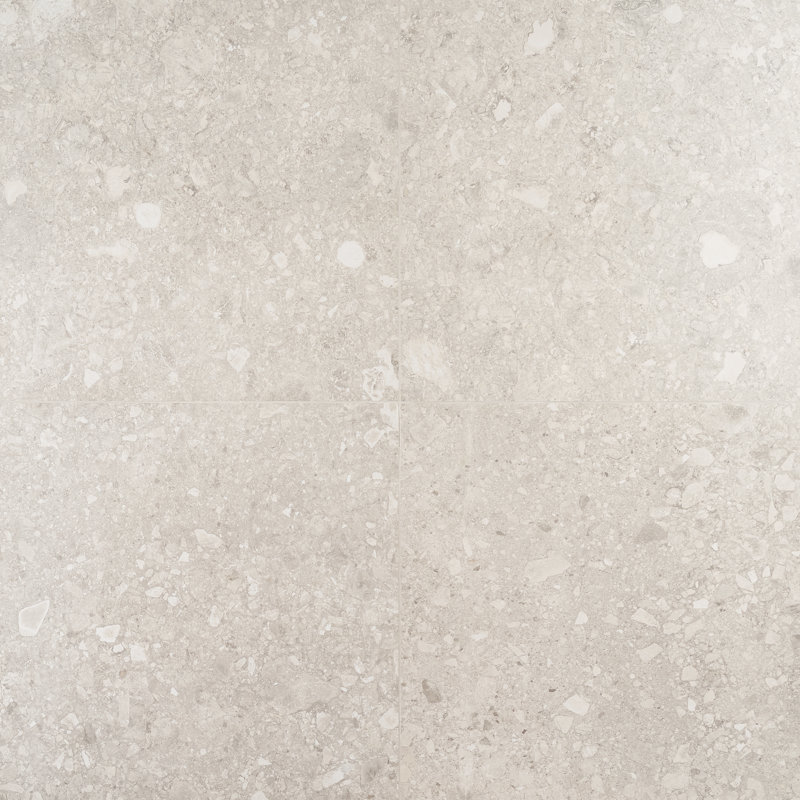 Carrelage de sol et de mur en porcelaine mate 23,54 po x 23,54 po Stonehenge (11,62 pieds carrés / caisse), Gris