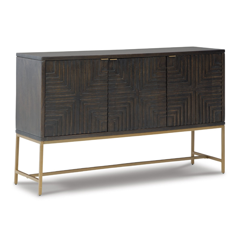 Beatty 57.88 " W Solid Wood Sideboard