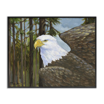 Woodland Eagle's View Framed Giclee, design by Paul Brent