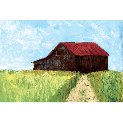 Down On The Farm - Wrapped Canvas Painting