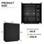 4-Door Armoire with High Gloss Finish and LED Lights-822633703