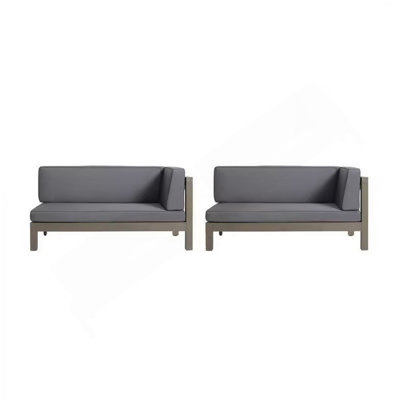 BRAVA X-BACK RIGHT CORNER BENCH OF SET 2