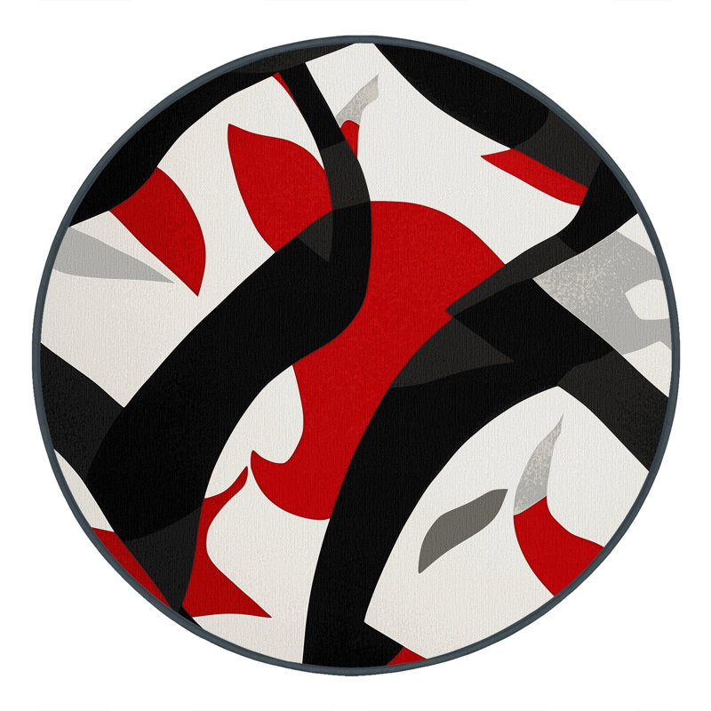Sinister Pulse Rug, Round 8'