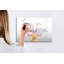 Magnetic Memo Board Whiteboard - 60 x 40 cm - Includes Marker and Magnets - Inscription Be yourself