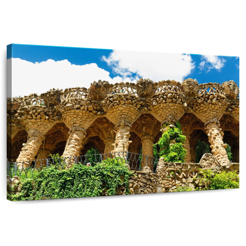 Nicci Park Guell Colonnade, 34" H x 51" W