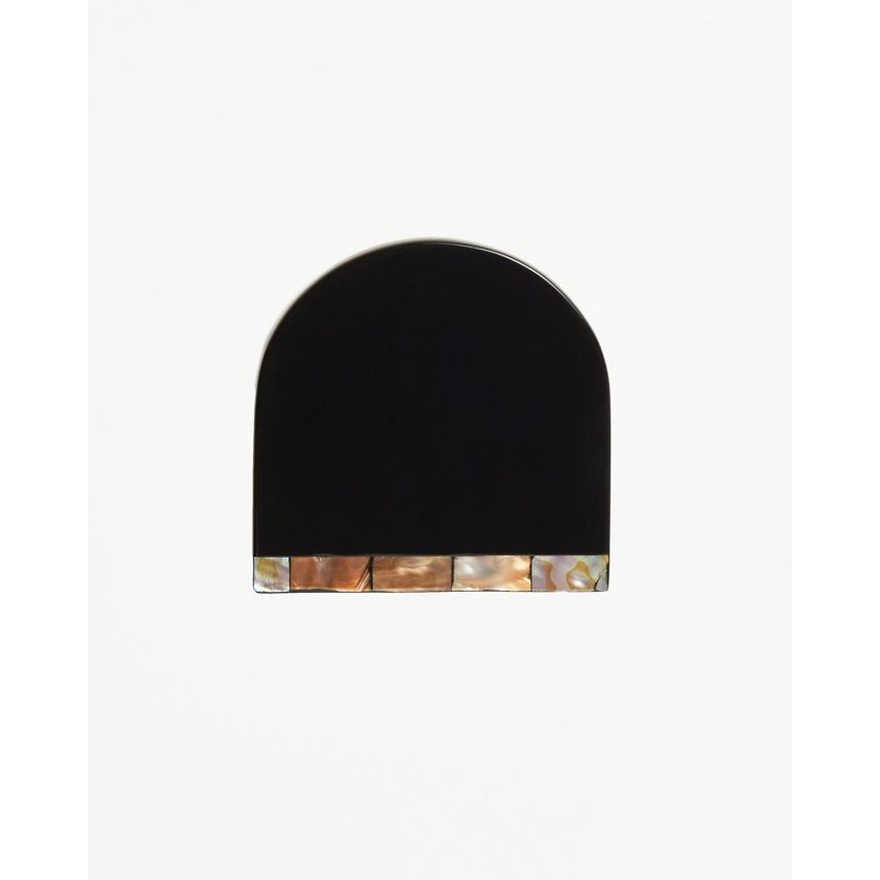 Lacquer Shell Coasters, Black
