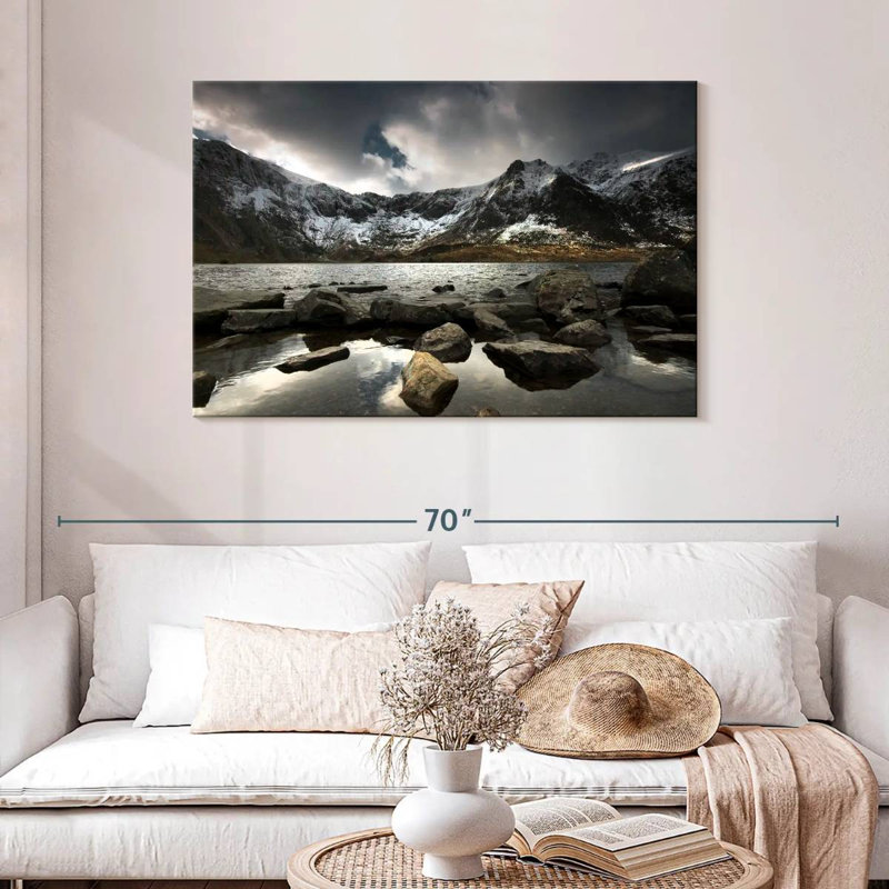 Paysage d'Alvord Cwm Idwal, H 30 po x l 45 po