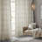 Alefiyah Embroidered Faux Linen Sheer Curtains for Bedroom & Living Room Window Curtain Single Panel Drape-1598854930-1598854932