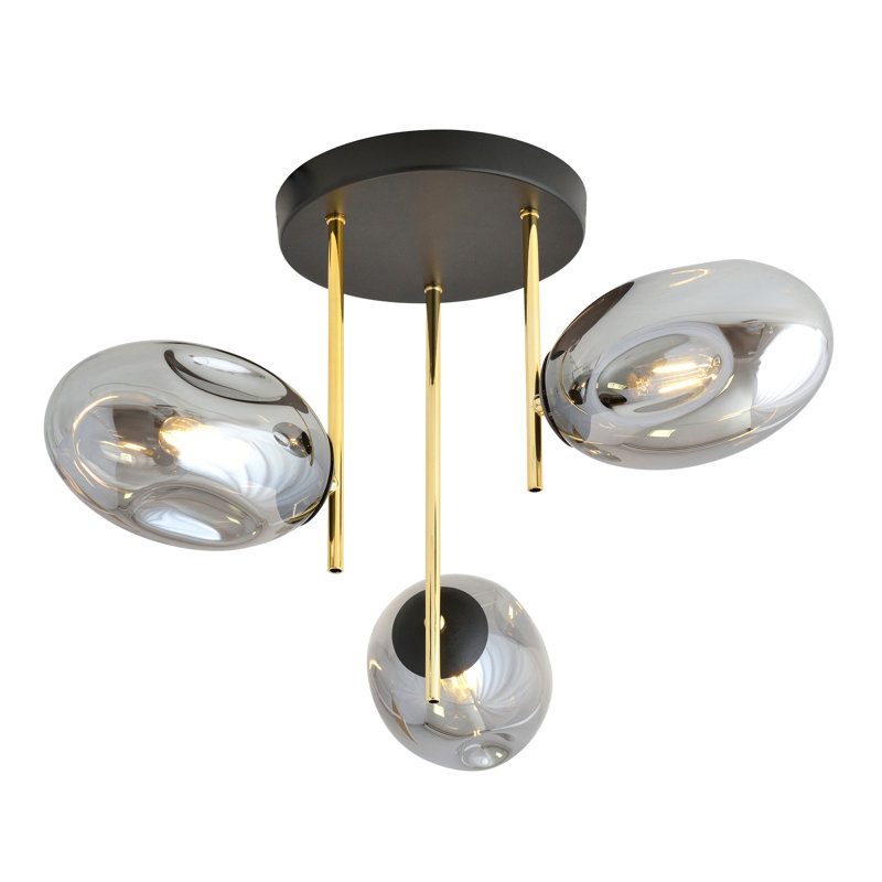 Maleya 3 - Light Novelty Chandelier, Graphite