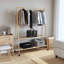 Stefanus 132cm Rolling Clothing Rack