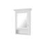 Armoire-miroir avec cadre en bois massif l 24 po x H 32 po