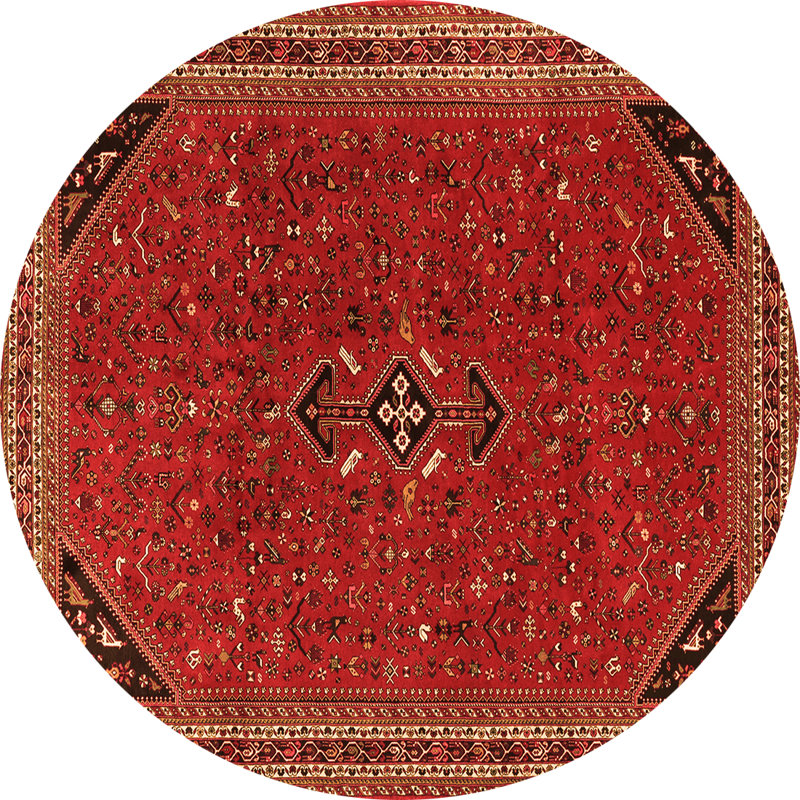 Oriental Indoor Rug, Round 4'