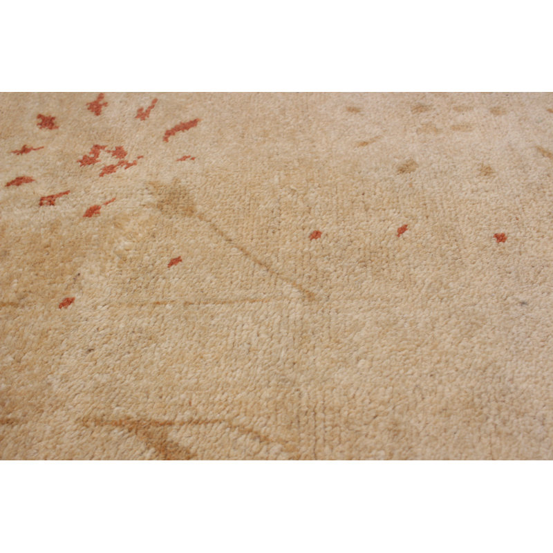 Tapis de zone en laine chobi 6 pi 2 po x 9 pi one-of-kind main-noué la 2010 Sissel