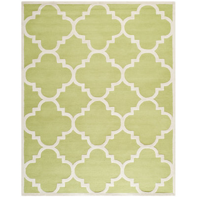 Cannen Hand Tufted Wool Geometric Rug