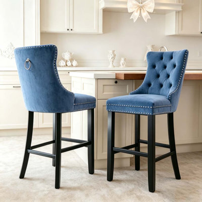 Modern High-end Tufted Solid Wood Contemporary Velvet Upholstered Dining Chair