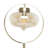 65'' Metallic Gold Traditional Floor Lamp