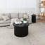 Ensemble de 2 tables basses, tables d'appoint rondes et tables d'appoint modernes-248094249