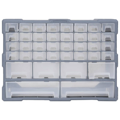Multi-drawer Organiser with 38 Drawers 52x16x37,5 cm