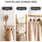 Bamboo 39" W Clothingt Hanging Rack Storage Shelves With Rattan Door