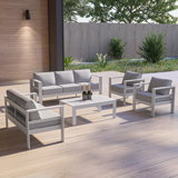 Tempie 7 - Person Patio Conversation Sets with Cushions