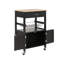 Haverhille Solid Wood Top Kitchen Trolley-1261120042
