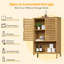 Armoire de rangement en bambou Donnell