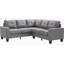 Ensemble de meubles Glory Furniture Newbury G461B-SC, GRIS