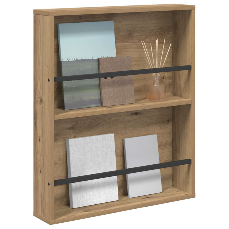 Wood Magazine Rack, Light Brown