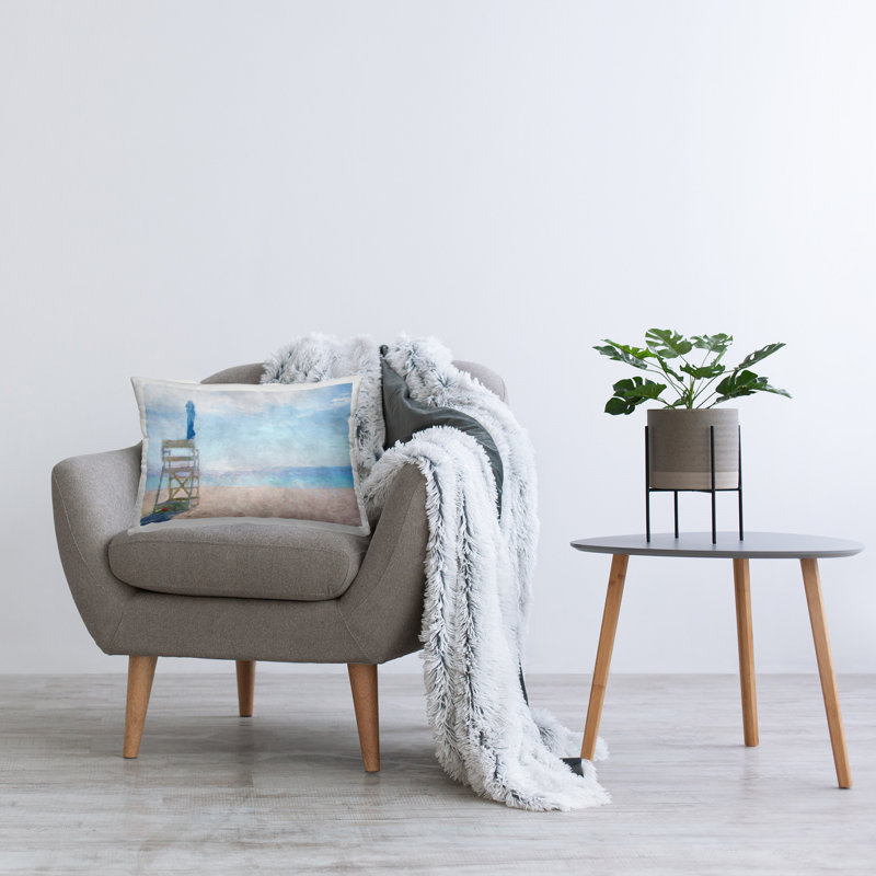 Coussin décoratif imprimé "Off Duty Lifeguard" par Noah Bay