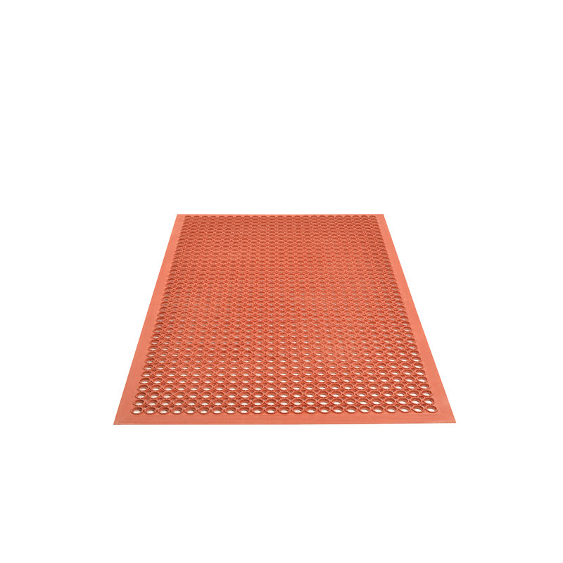 Tapis utilitaire Sanitop, Rectangle 3 pi x 5 pi, Rouge
