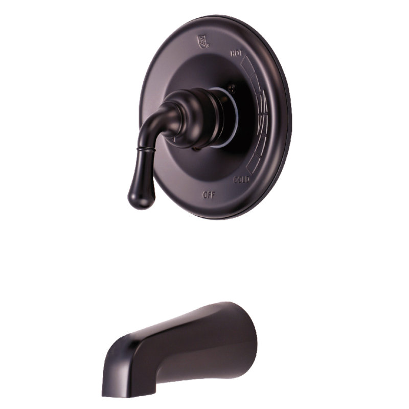 Kingston Brass Magellan Single-Handle Pressure Balanced Tub Faucet, Oil Rubbed Bronze