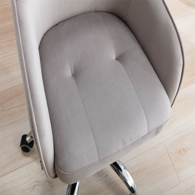 Chaise de travail Cesc, Gris clair
