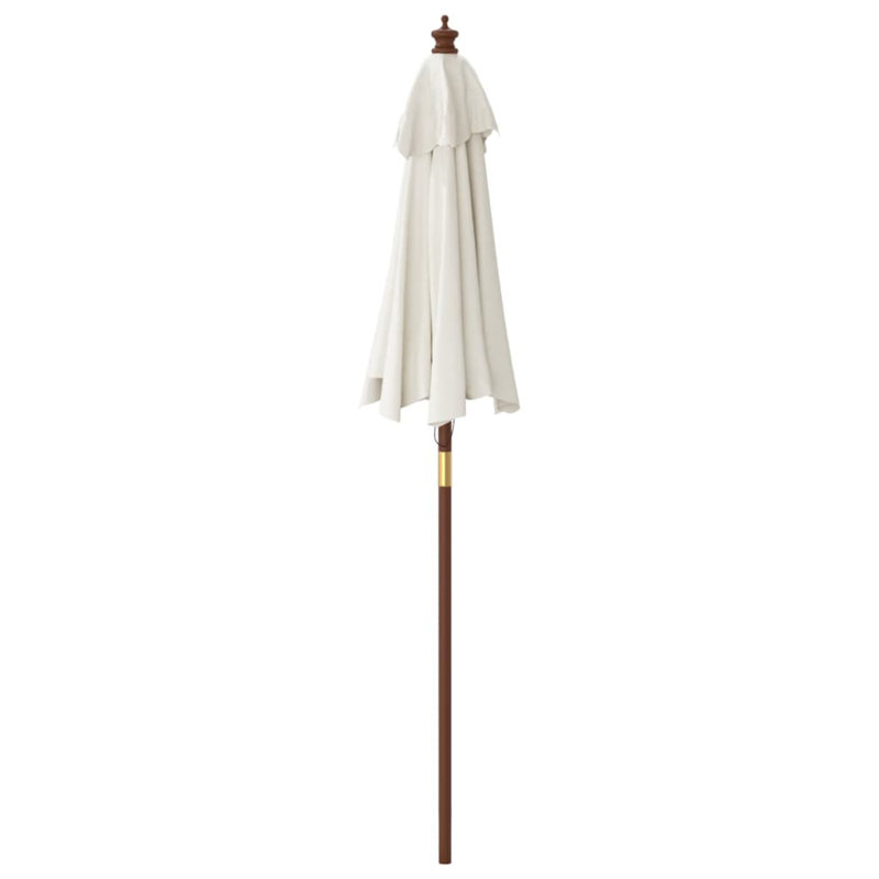 Aslyn Market Parasol, Sand, 231cm H x 196cm W x 196cm D