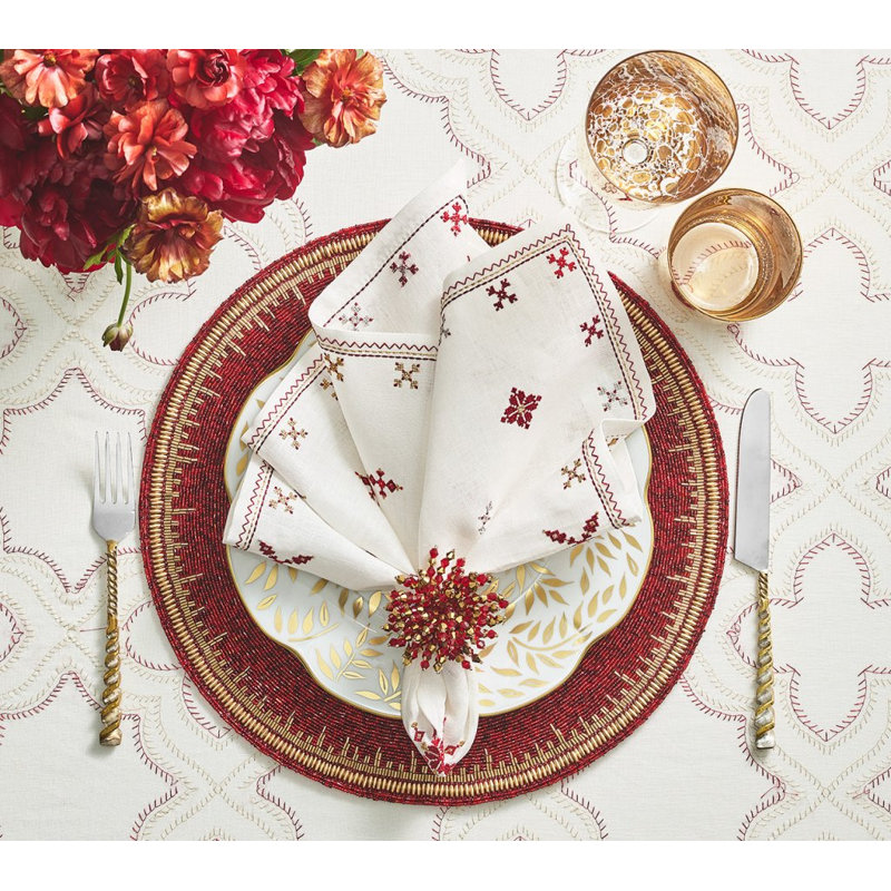 Brilliant Napkin Ring, Red