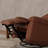 Global Home Swivel Glider Recliner with Manual Footrest In Oslo Pecan-1761736460