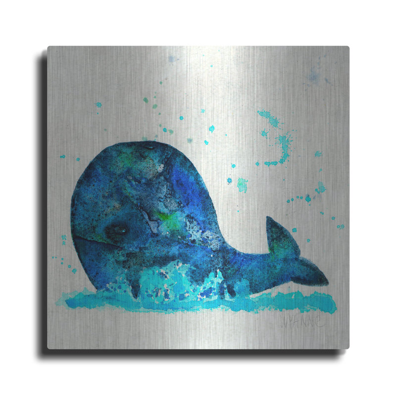 «Little Whale» par Wyanne, H 36 po x l 36 po