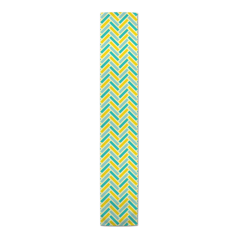 Chemin de table Chevron, L 90 po x l 16 po