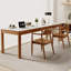 Bureau en bois massif blanc et blanc avec 3 tiroirs Burlywood-680213063-680213066