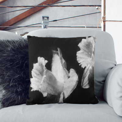 Floral Square Throw Cushion