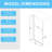 Universal Pivot Shower Door For Bathroom