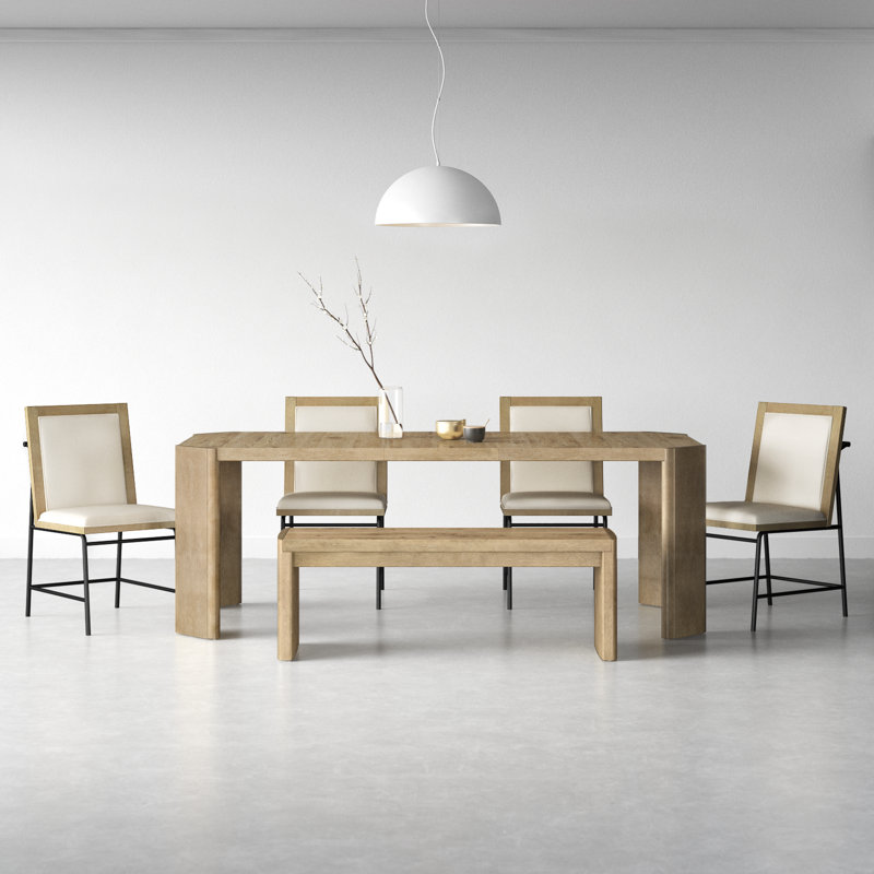 Carpino 6 - Person Extendable Four Leg Dining Set