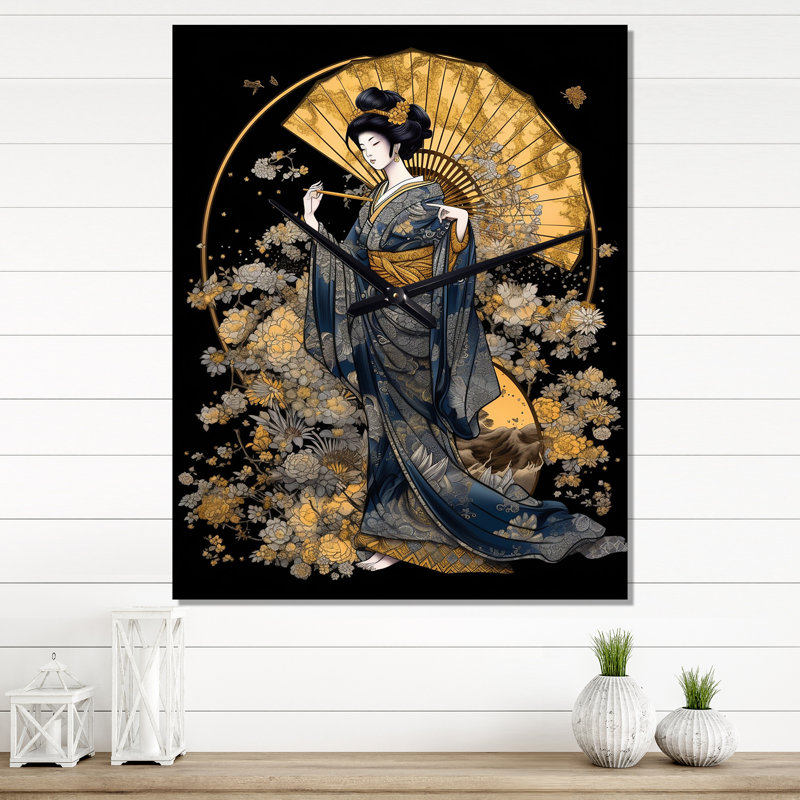 Horloge murale Jaishan - Japon, H 28 po x l 12 po x P 1 po