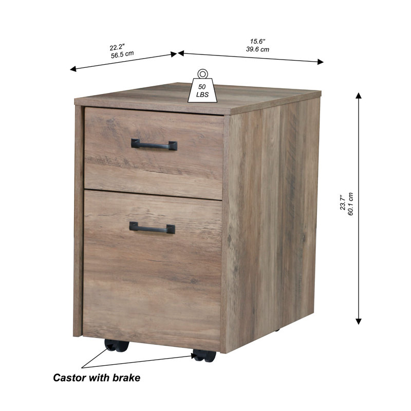 Coble 2 Piece Computer Desk Office Set
