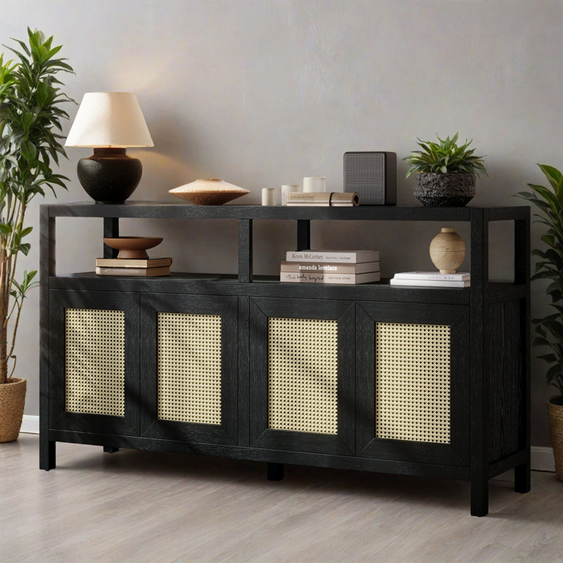 Buffet 60,02 po, Noir
