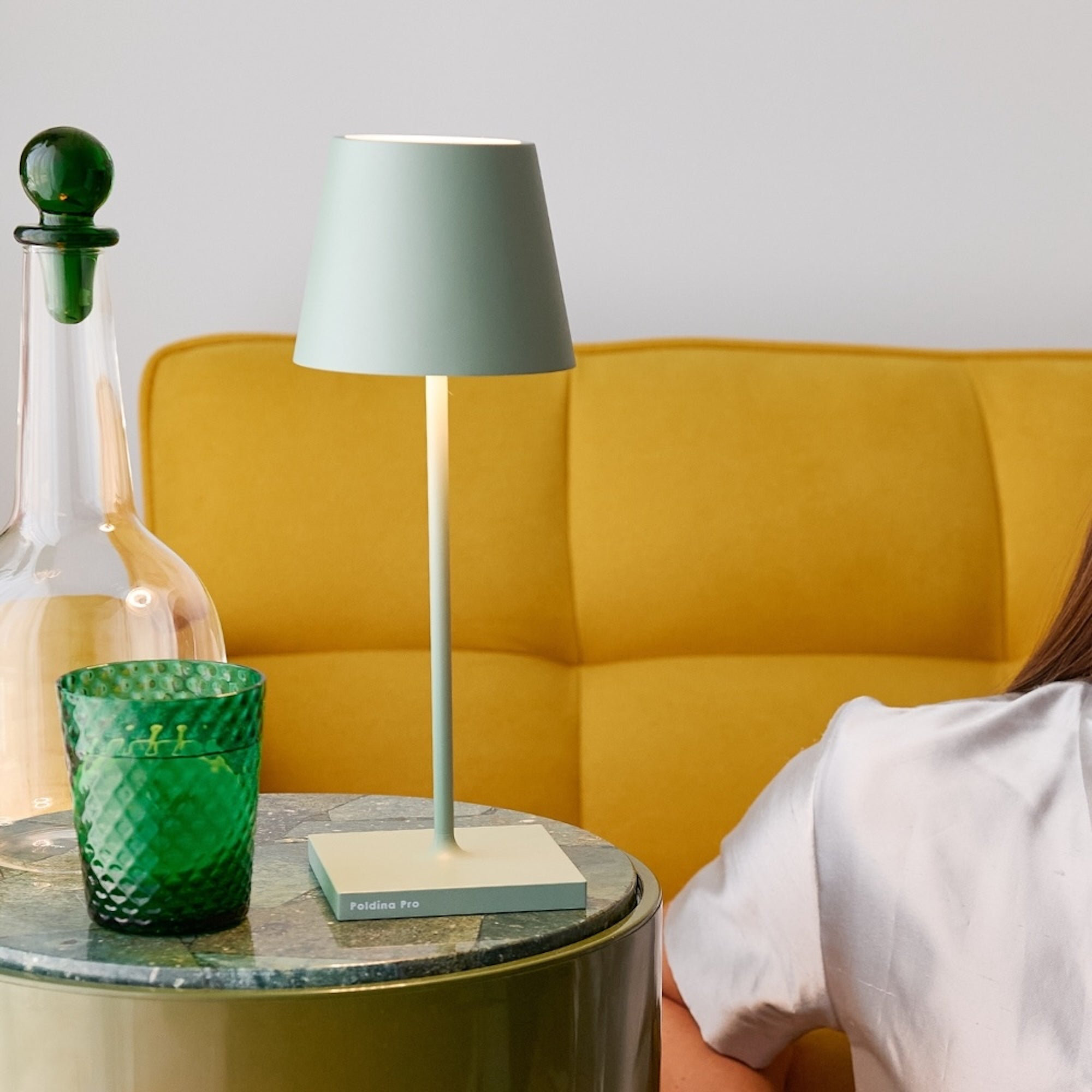 Poldina Pro Mini Table Lamp, Sage