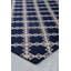 Aberdeen Blue Straight Rectangular Chair Mat-49326007
