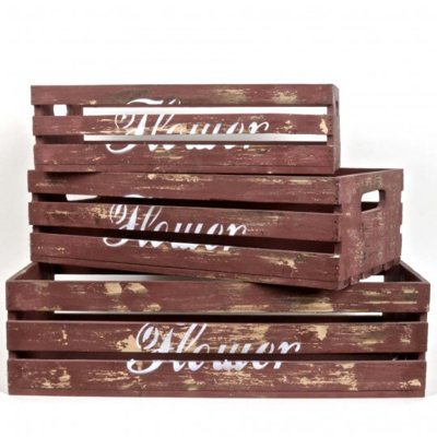 August Grove® Solid Wood Crate