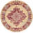 Burnie Oriental Cream/Red Area Rug-1539494055