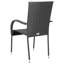 Alirra Stackable Outdoor Patio Dining Armchair-134710313