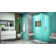 Unidoor Plus 53.5" W x 30.375" D x 72" H Frameless Pivot Rectangle Shower Enclosure with Fixed Panel